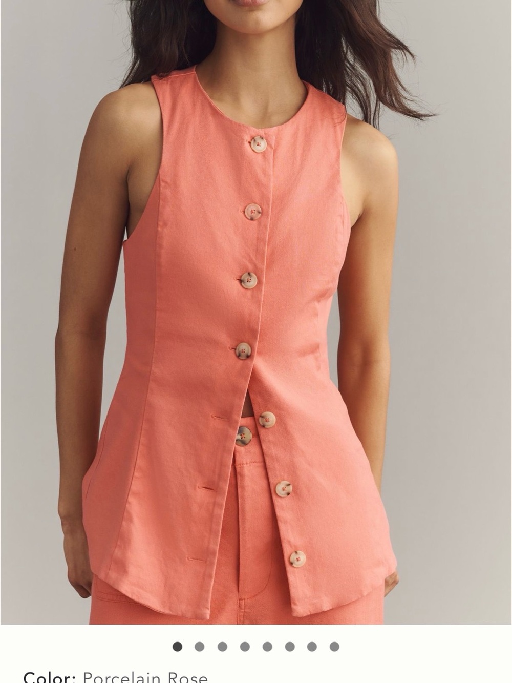 Maeve Linen Vest